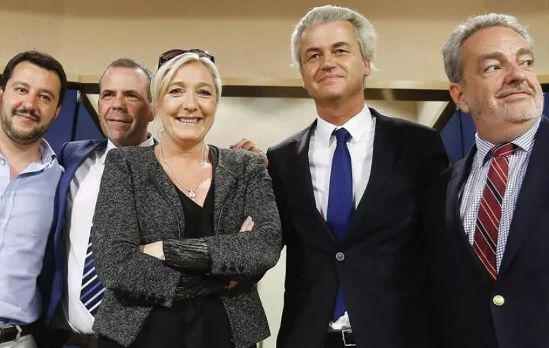 Le Pen Wilders Salvini Vilimsky Annemans efe