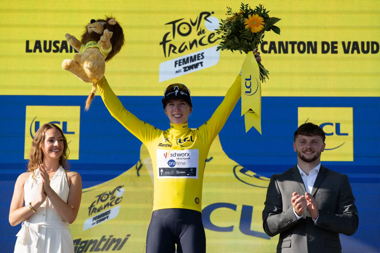 Lorena Wiebes Tourreko Podiumean