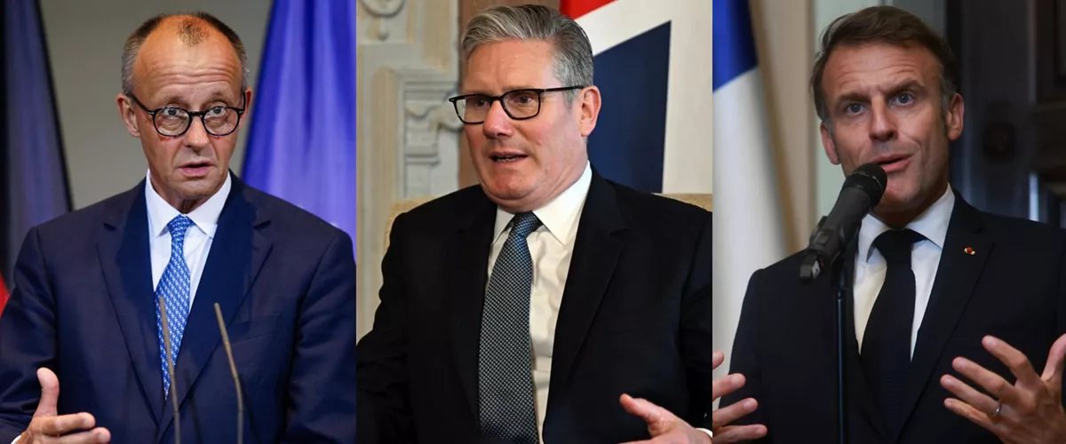 Merz, Starmer et Macron