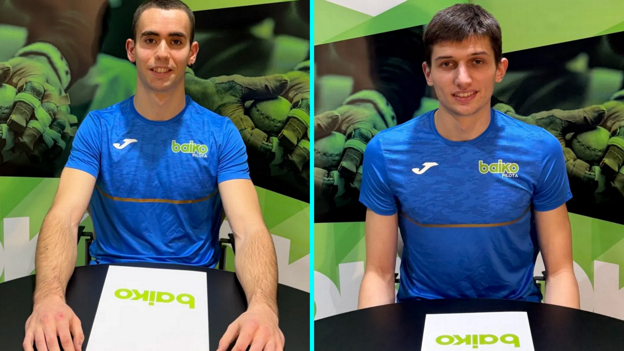 Beñat Zubizarreta eta Unax Landa Baiko Pilota debuta