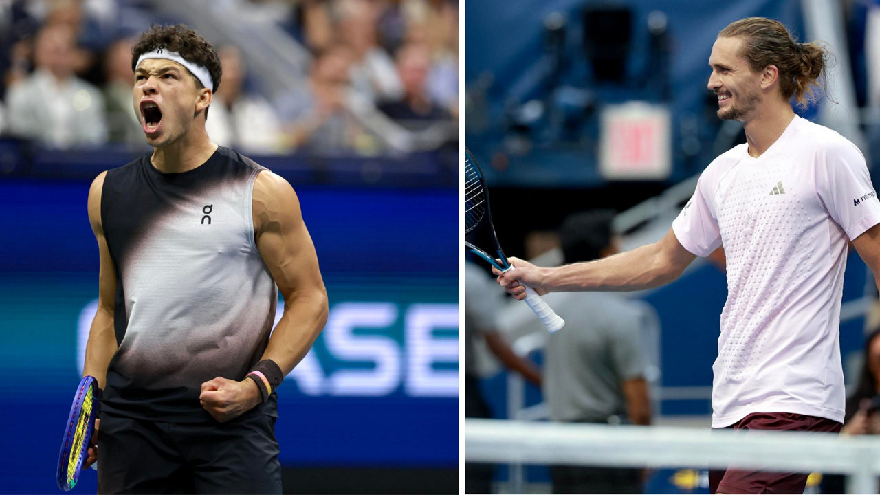 Ben Shelton eta Alexander Zverev 