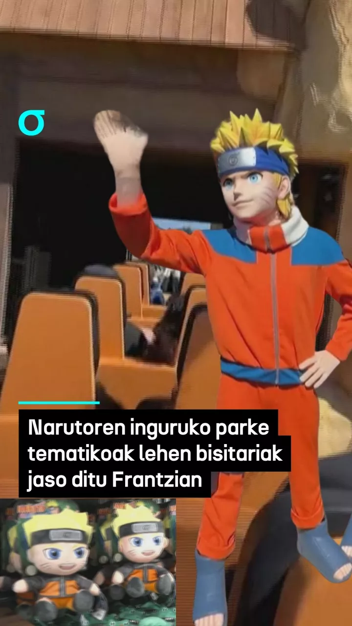 Narutoren inguruko parke tematikoak lehen bisitariak jaso ditu Frantzian