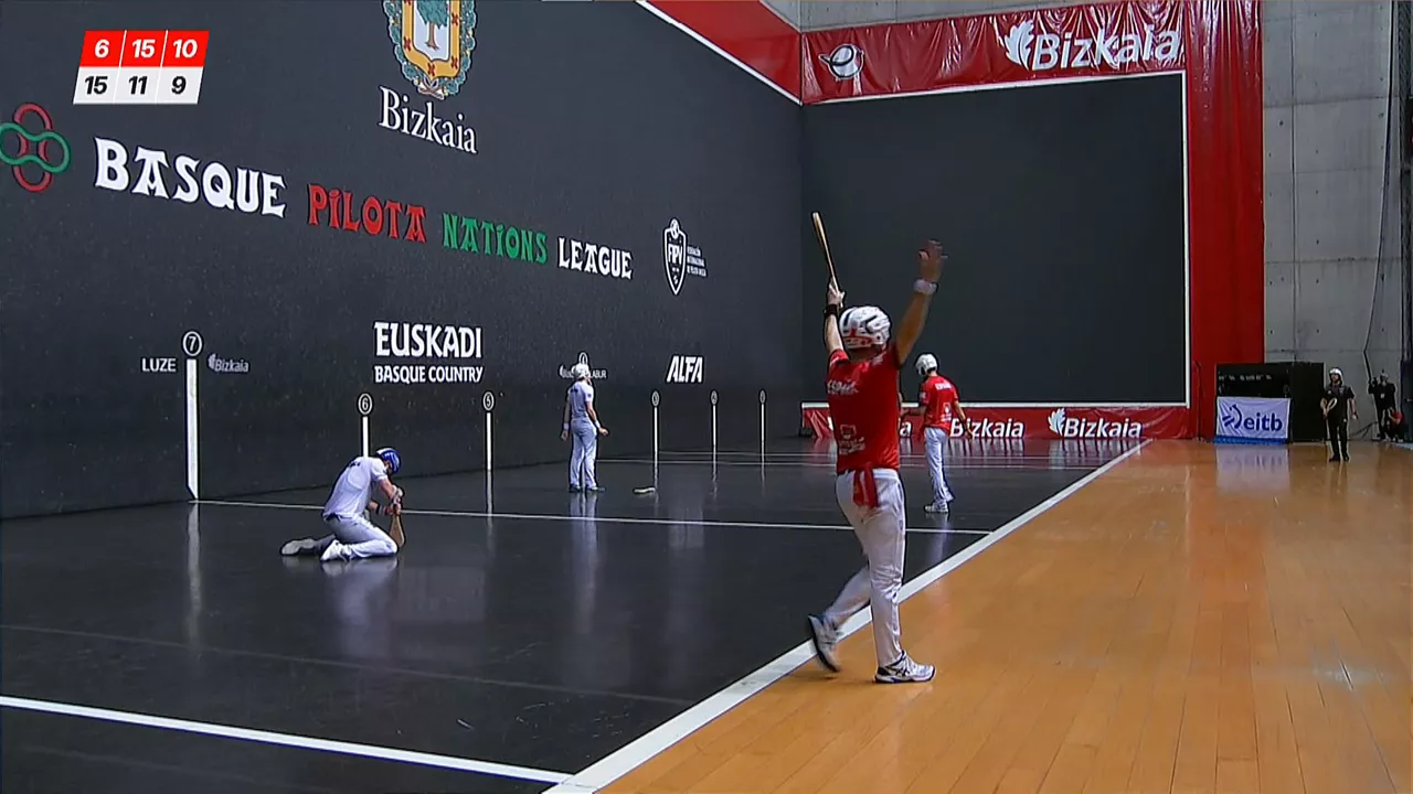 Espainia gailendu da Frantziaren aurka jokatu duen Nazioen Ligako larruzko paletako finalean.