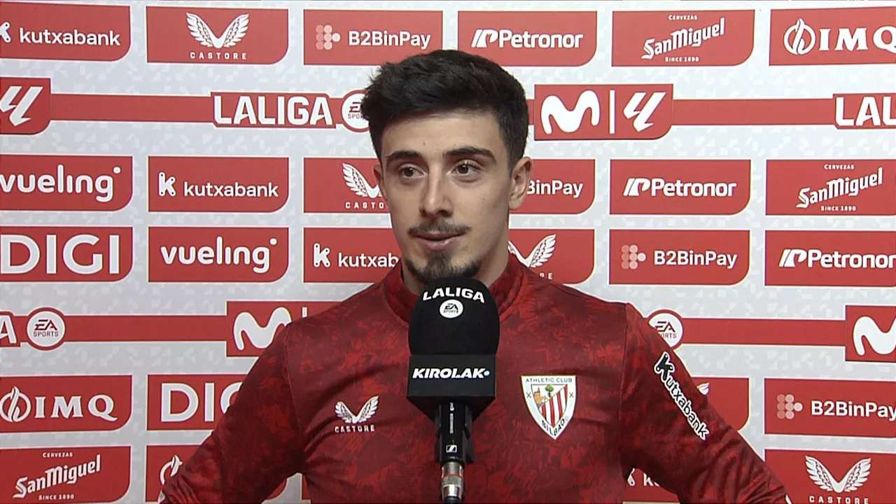 Nico Serrano jugador del Athletic