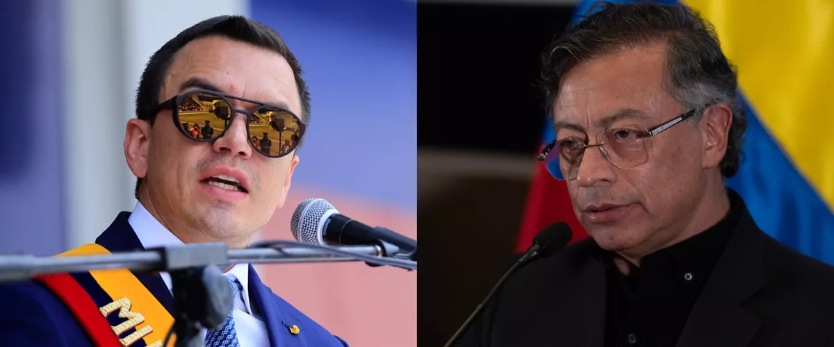 Daniel Noboa (Ecuador-Ekuador);  Gustavo Petro (Colombia-Kolonbia)