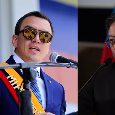 Daniel Noboa (Ecuador-Ekuador);  Gustavo Petro (Colombia-Kolonbia)