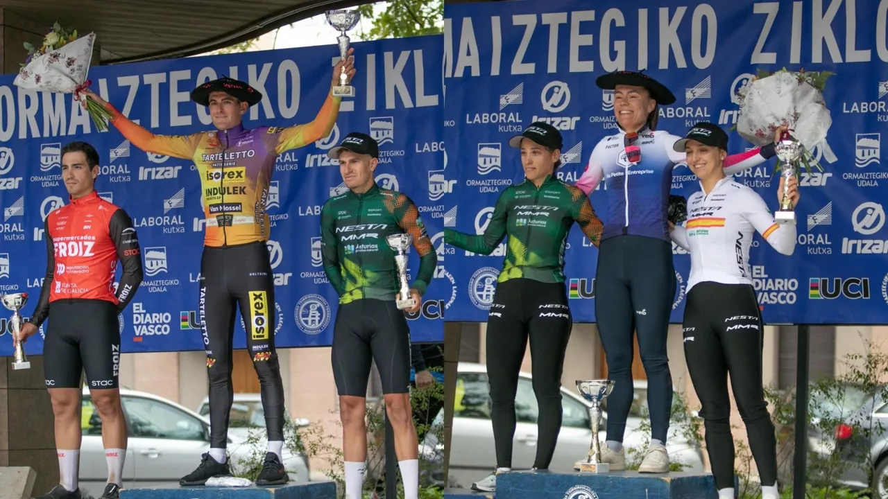 La suiza Lea Stern y el belga Yorben Lauryssen, ganadores del ciclocross de Ormaiztegi 2026