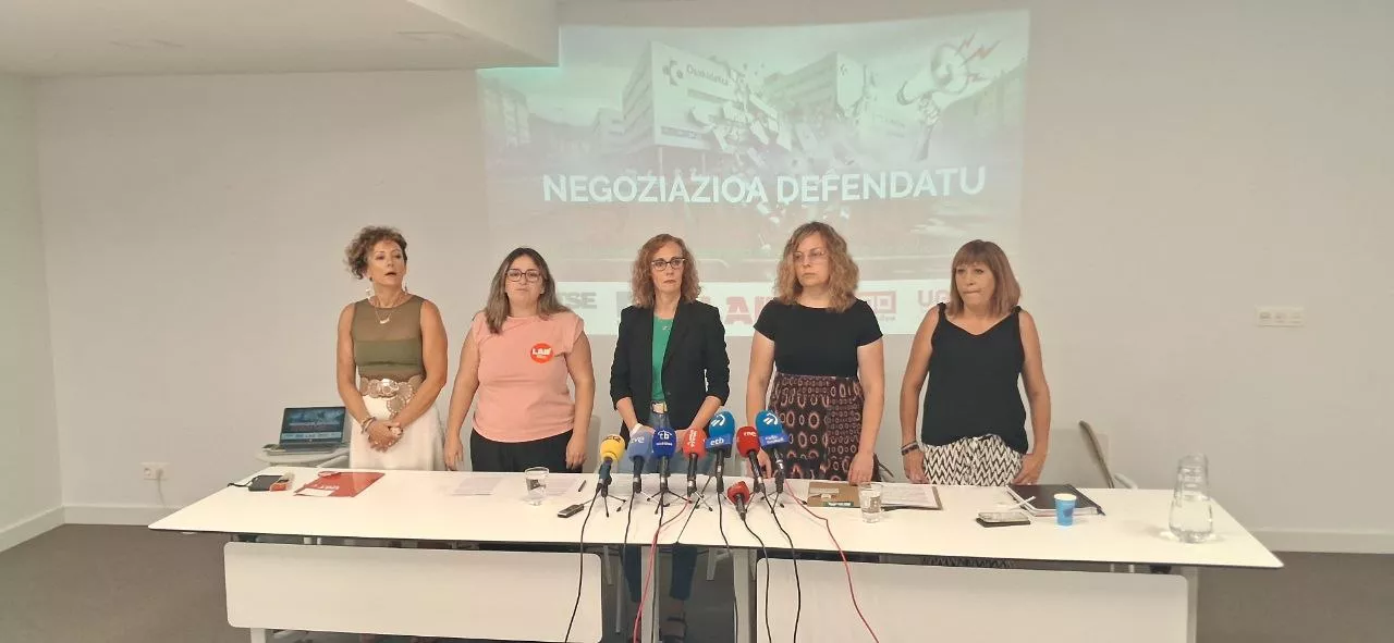 LABek, SATSEk, ELAk, CCOOk eta UGTk greba eta mobilizazioei ekingo diegu, Osakidetzak kolektibo guztien lan-baldintzak hobetu ditzan eskatzeko