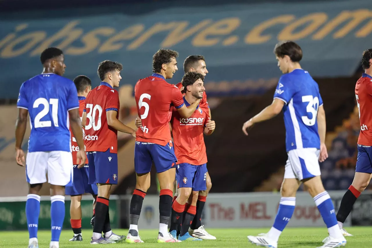 1-2. Raúl Moro da la segunda victoria del verano a Osasuna