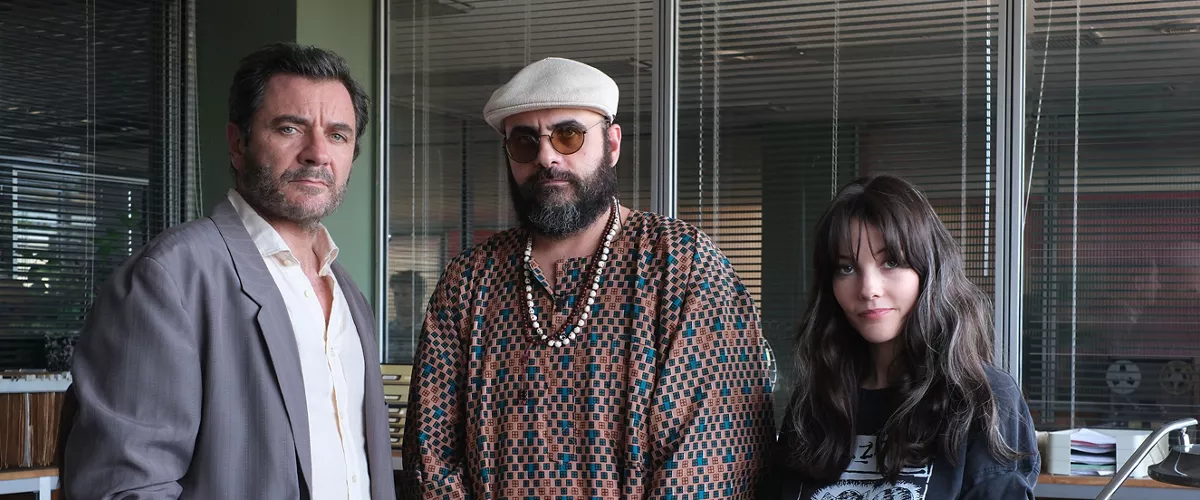 Àlex Brendemühl, Velasco Broca y Mireia Oriol 
