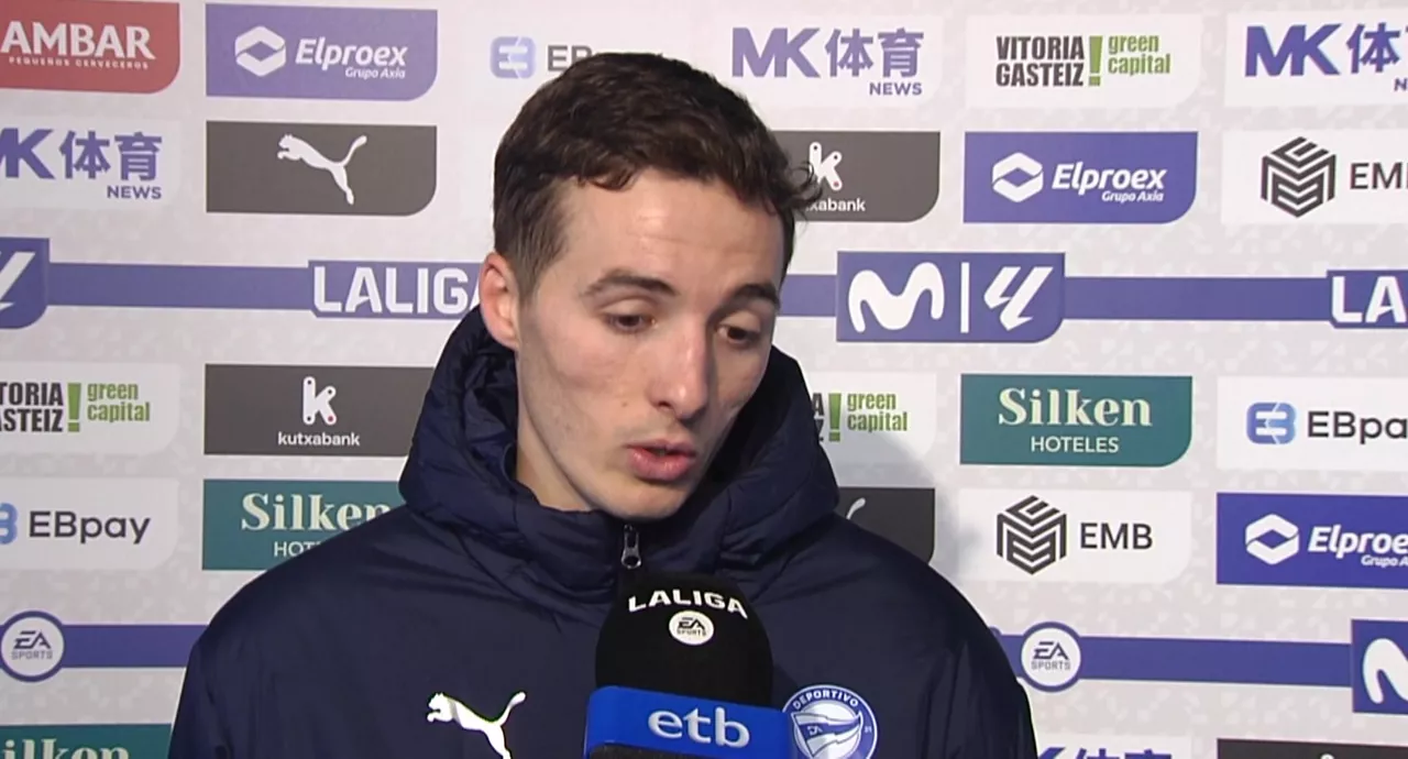 JON PACHEKO ALAVESEKO JOKALARIA, REALAREN AURKAKO DERBIA AMAITUTA. 