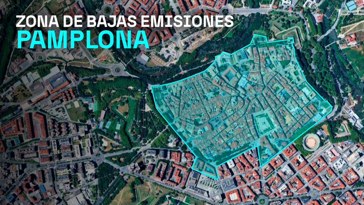 Zona de bajas emisiones en Pamplona