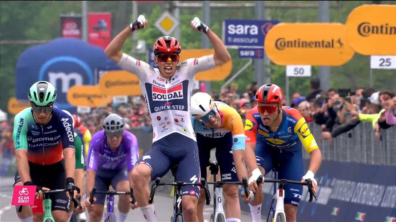 Paul Magnier. 1ª etapa del Giro