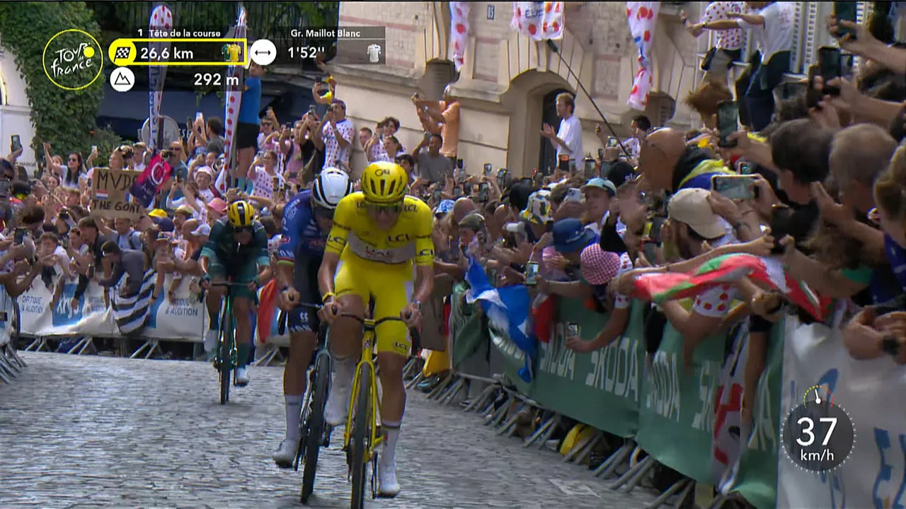Pogacar eta Evenepoel Tourrean