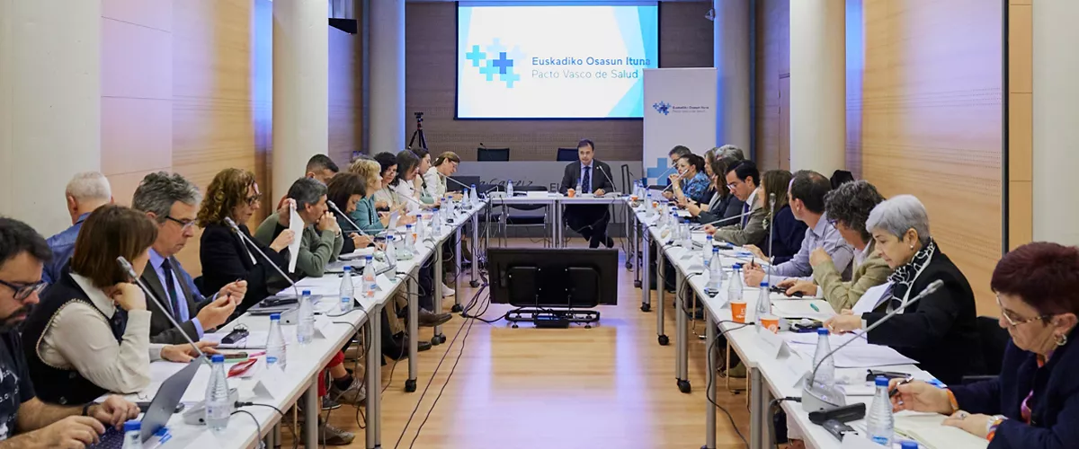 Pacto Vasco de Salud Osasun Itunaren mahaia