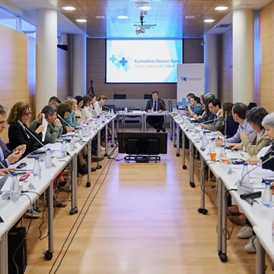 Pacto Vasco de Salud Osasun Itunaren mahaia