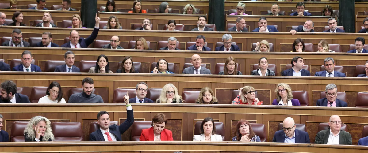 MADRID , 17/02/2026.- Pleno del Congreso de los Diputados celebrado este martes en Madrid. EFE/ Víctor Lerena
