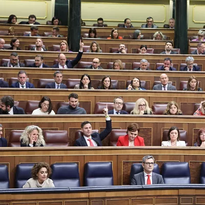 MADRID , 17/02/2026.- Pleno del Congreso de los Diputados celebrado este martes en Madrid. EFE/ Víctor Lerena
