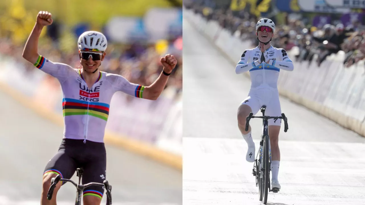 Tadej Pogacar - Demi Vollering. Flandriako Tourra