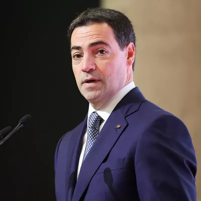 GRAFCAV7536. BILBAO, 10/12/2025.- El lehendakari, Imanol Pradales, analiza la situación de la economía vasca en el marco del Foro ‘Expectativas Económicas’, organizado por el diario El Correo. EFE/Luis Tejido
