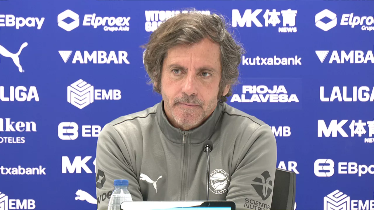 Quique Sanchez Flores en rueda de prensa antes del partido contra el Elche