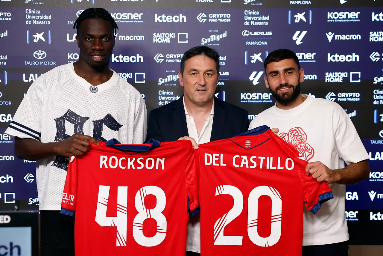 Rockson eta Del Castillo (Osasuna)