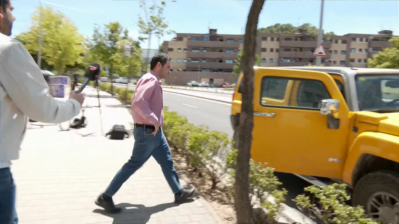 Ramon Lazaro a la salida del juzgado