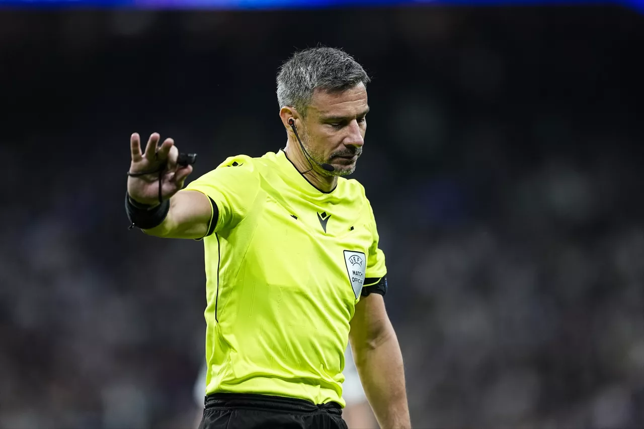 Slavko Vincic, árbitro de la final. Foto: Europa Press