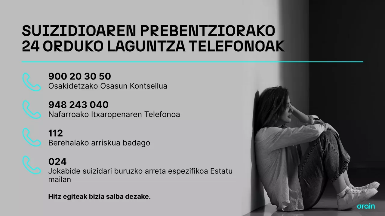 suizidioaren prebentziorako laguntza telefonoak