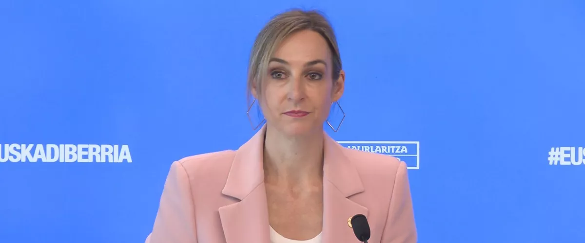 Maria Ubarretxena Eusko Jaurlaritzaren bozeramailea