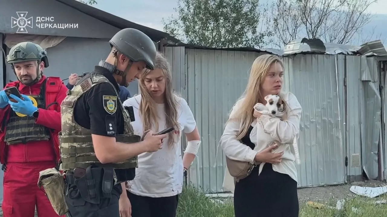 Ukrainar biztanleak Errusiaren aurkako gerran