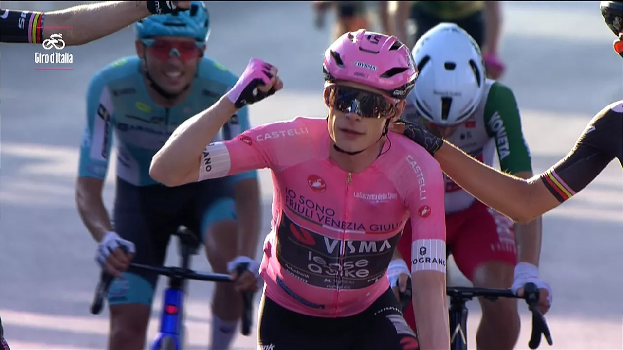 Jonas Vingegaard Italiako Giroan