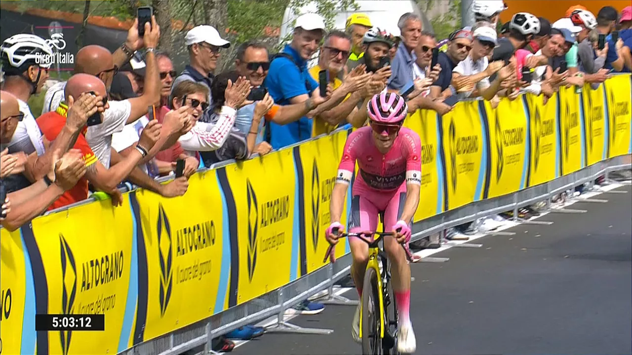 Jonas Vingegaard Italiako Giroan