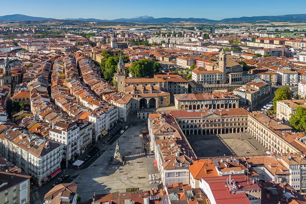 Gasteiz, airetik ikusita