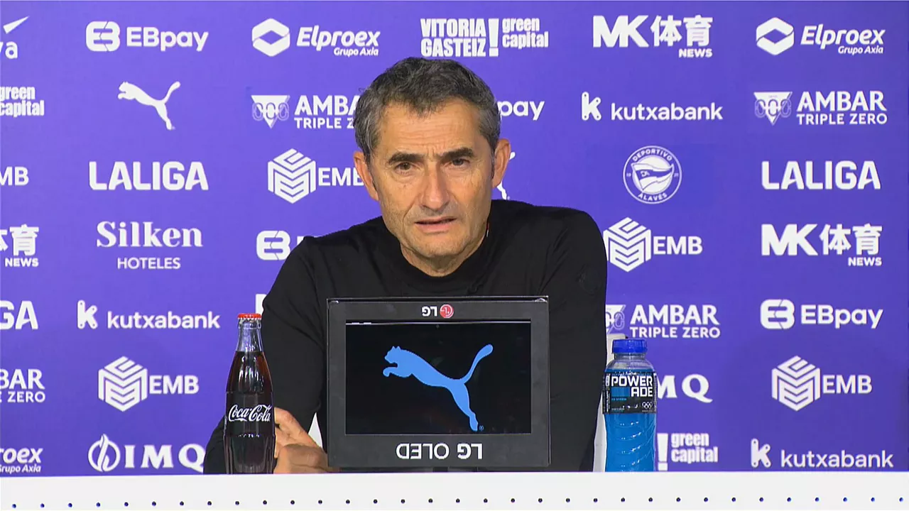 Ernesto Valverde Athleticeko entrenatzailea
