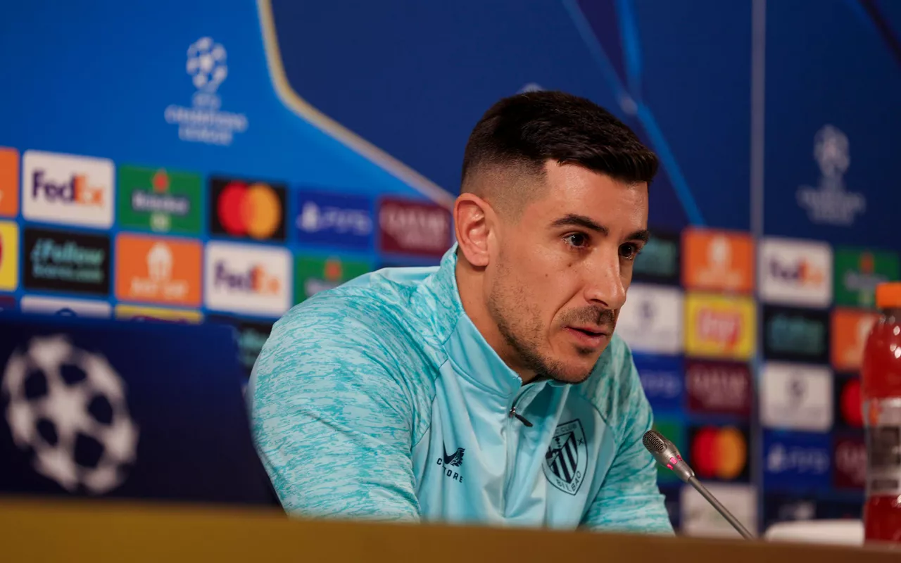 Yuri Berchiche Athletic-PSG rueda de prensa previa champions