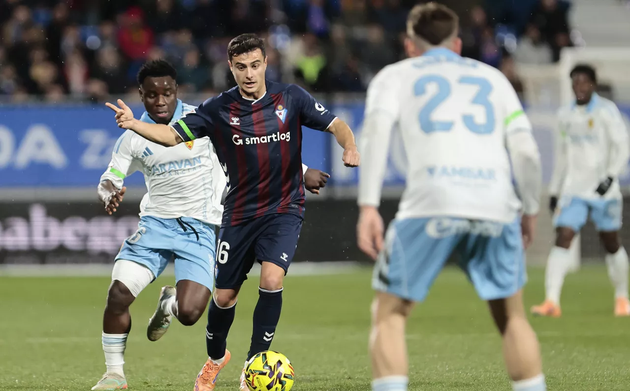 Partido de la 25ª jornada de Liga Hypermotion entre Zaragoza y Eibar