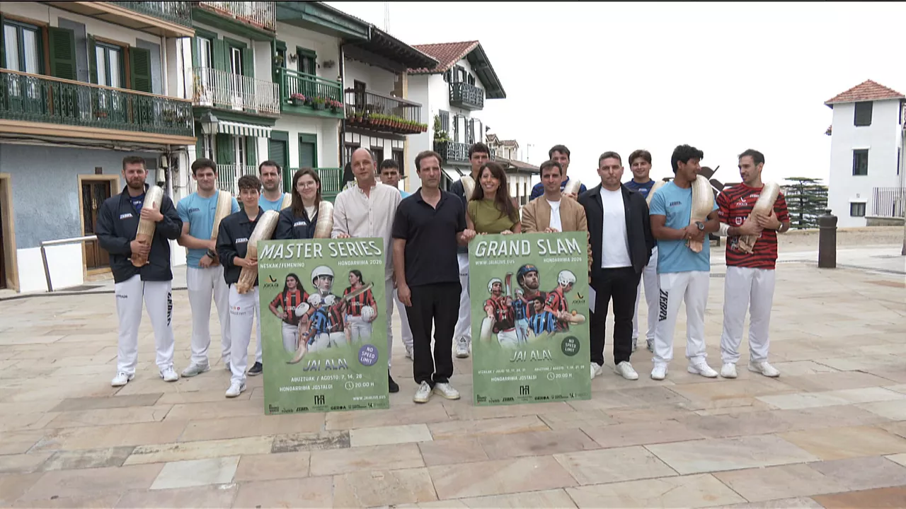 Grand Slam Hondarribia aurkezpena