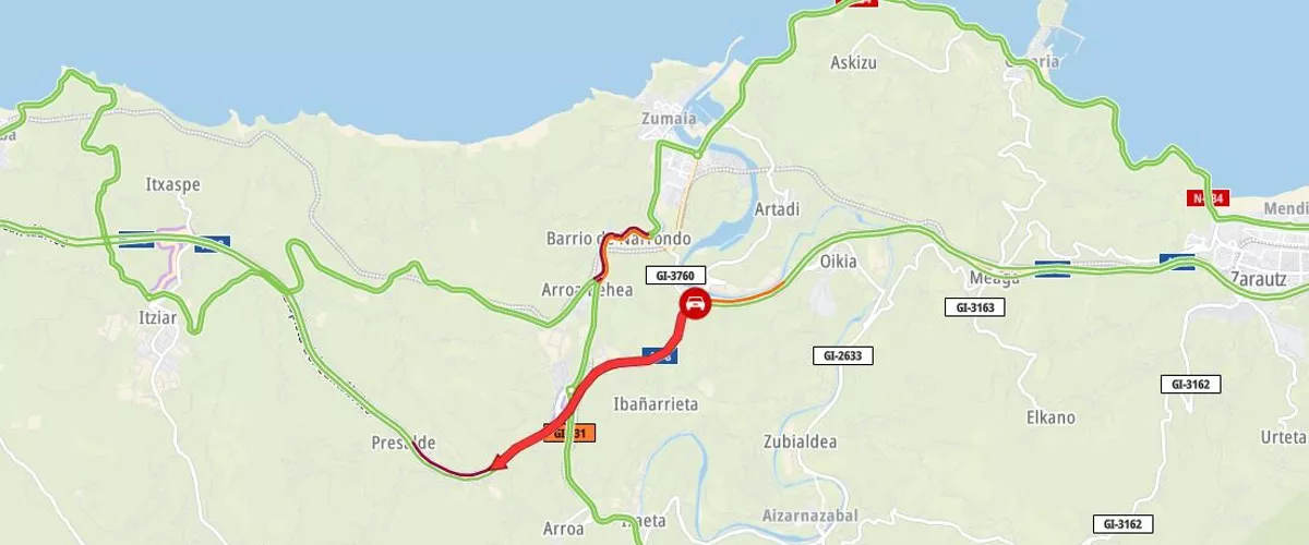 accidente AP-8 Zestoa 