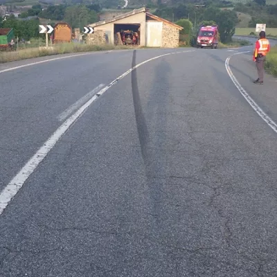 accidente tráfico Burgui