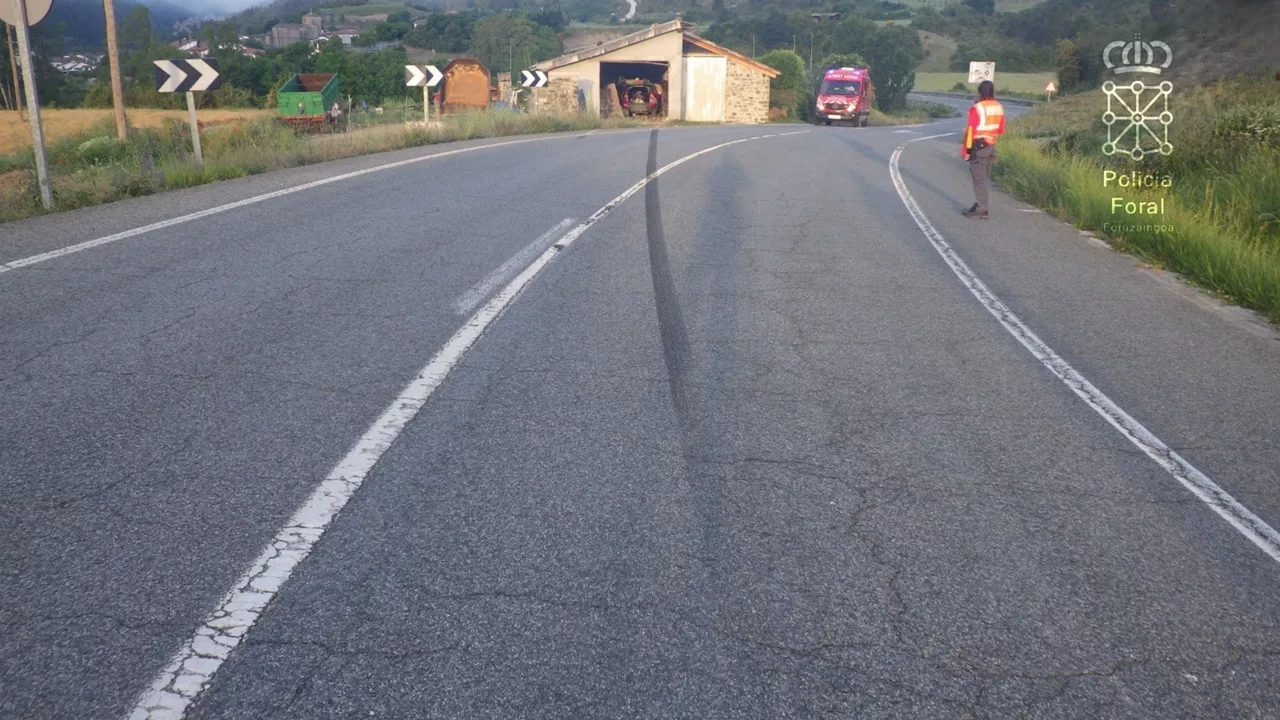accidente tráfico Burgui