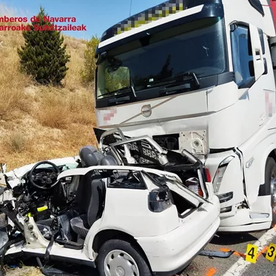 Accidente mortal en Tudela