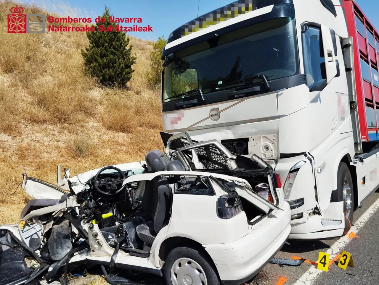 Accidente mortal en Tudela