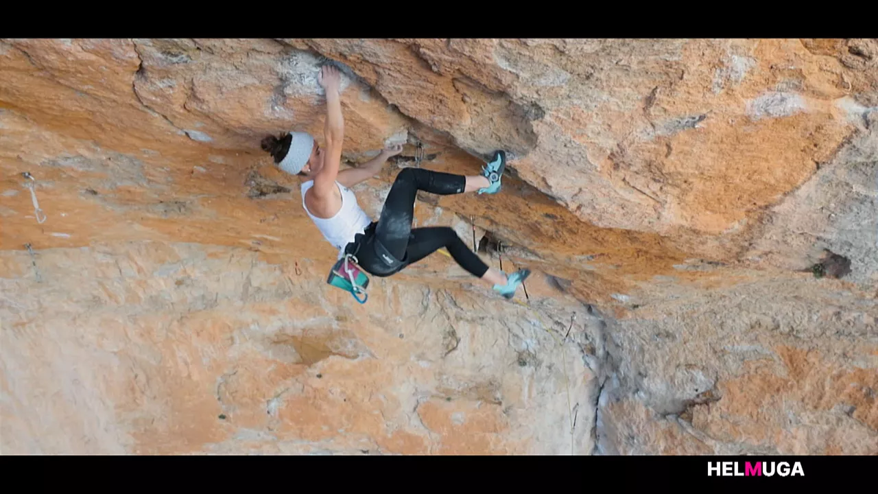 Ainhize Belar, eskalatzailea, "Helmuga" saioan