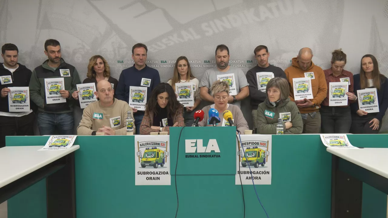 Gipuzkoako anbulantzietako langileen agerraldia