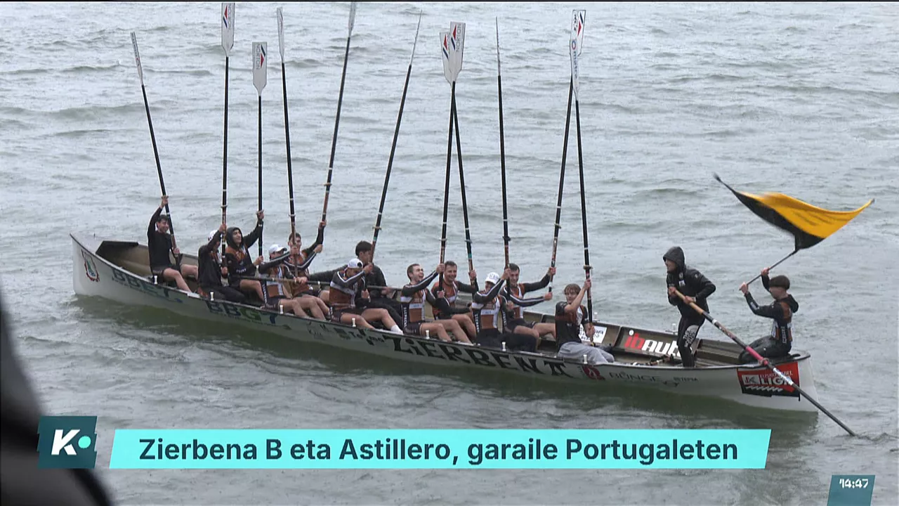 Zierbena B eta Astillero, garaile Portugaleten