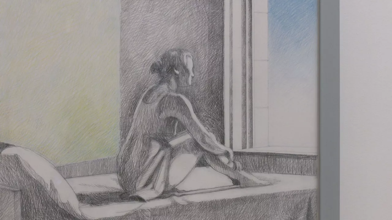 "After Hopper. Grabados de José Antonio Azpilikueta" erakusketa Arte Ederren Bilboko museoan. 