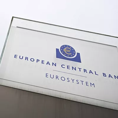(Foto de ARCHIVO)

12 December 2024, Hesse, Frankfurt_Main: A stele with the inscription "European Central Bank - Eurosystem" stands in front of the European Central Bank (ECB) in the east of Frankfurt. Photo: Arne Dedert/dpa



12/12/2024 ONLY FOR USE IN SPAIN