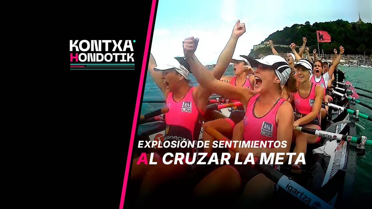 Bandera de La Concha Kontxa Hondotik: explosión de sentimientos