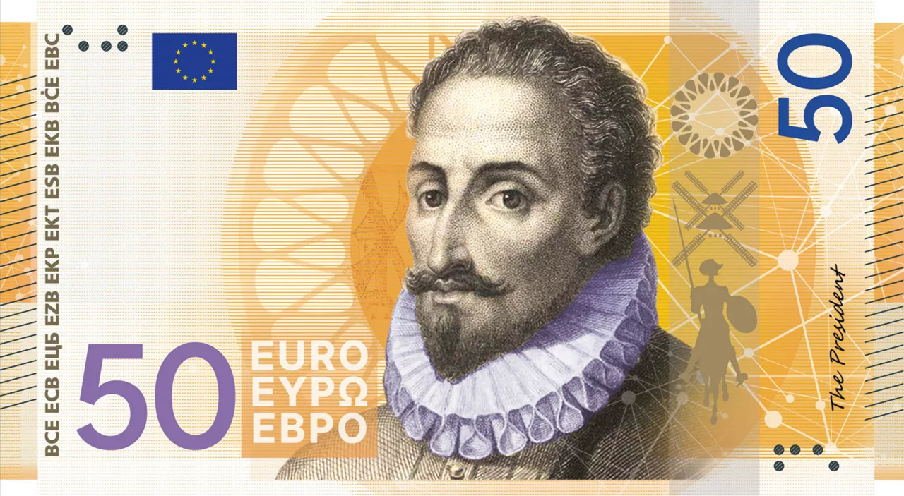 This image is part of design proposal E, created by Myrsini Vardopoulou, and has been shortlisted by the ECB as a potential design for the third euro banknote series. An independent jury selected it as part of a design contest run by the ECB from Summer 2025 to Summer 2026, during which designers across the EU were invited to create design proposals for the themes "European Culture" or "Rivers and birds".

Copyright: European Central Bank 2026
 
Conditions of use
The images depict design proposals for possible future euro banknotes. They do not depict issued euro banknotes and must not be presented as final or approved future designs.
The images are protected by intellectual property rights and are made available for information, editorial, educational and news-reporting purposes only.
Unless expressly authorised in writing by the European Central Bank, the images may not be:
used for commercial, advertising, promotional or merchandising purposes, including on clothing, products, packaging or other goods or services;
altered, adapted, incorporated into other designs or used to create derivative works;
used in a manner suggesting endorsement, sponsorship or association by the European Central Bank or the Eurosystem;
used in a misleading, deceptive, unlawful or offensive context; or
used in any manner that may adversely affect the reputation, interests or rig